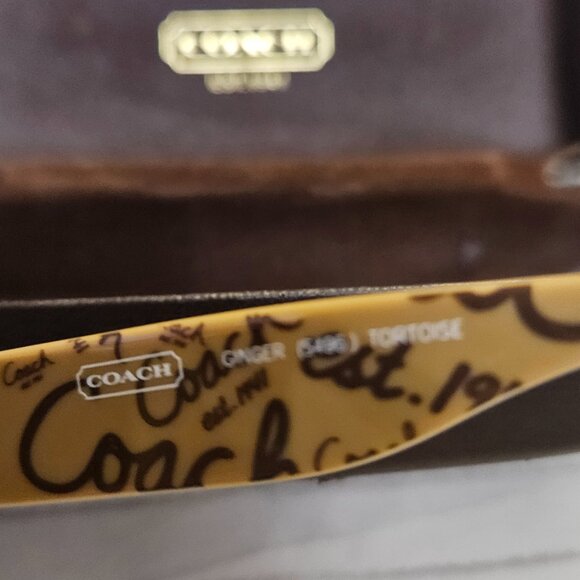 Coach sunglasses ~ Ginger (S496) Tortoise - Picture 4 of 4